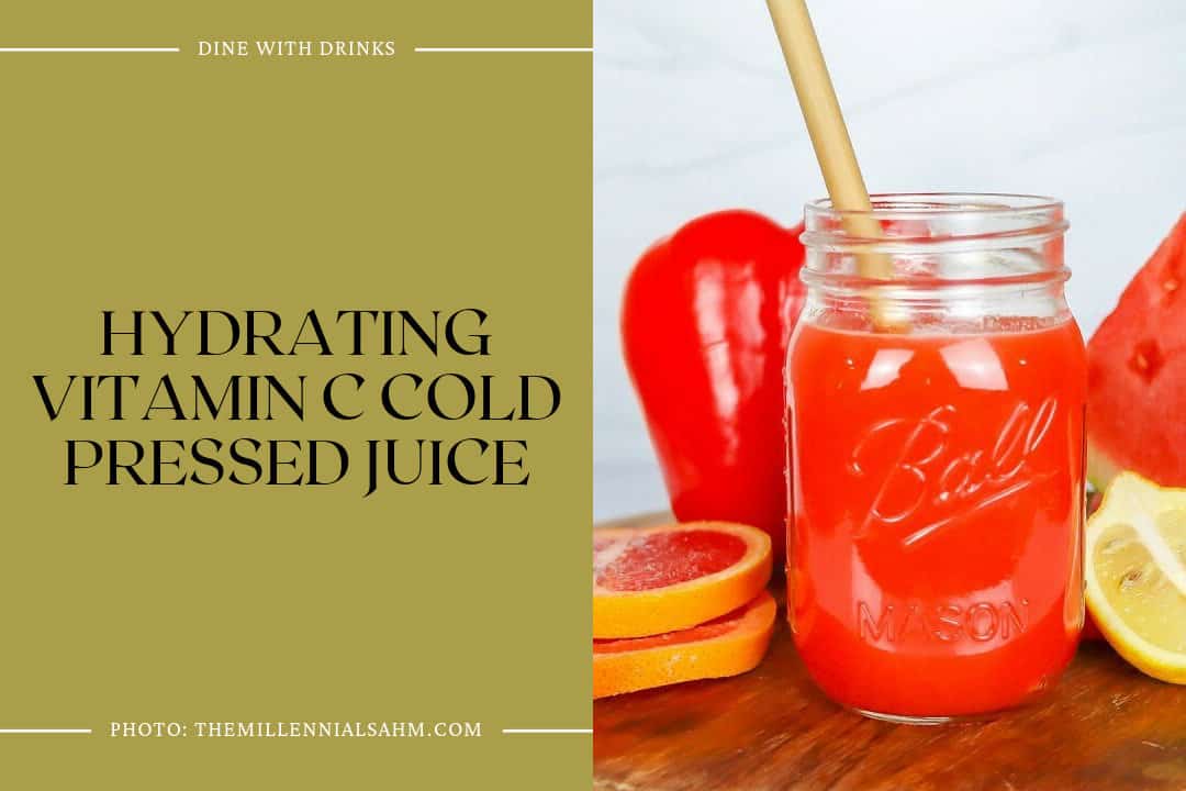 Hydrating Vitamin C Cold Pressed Juice