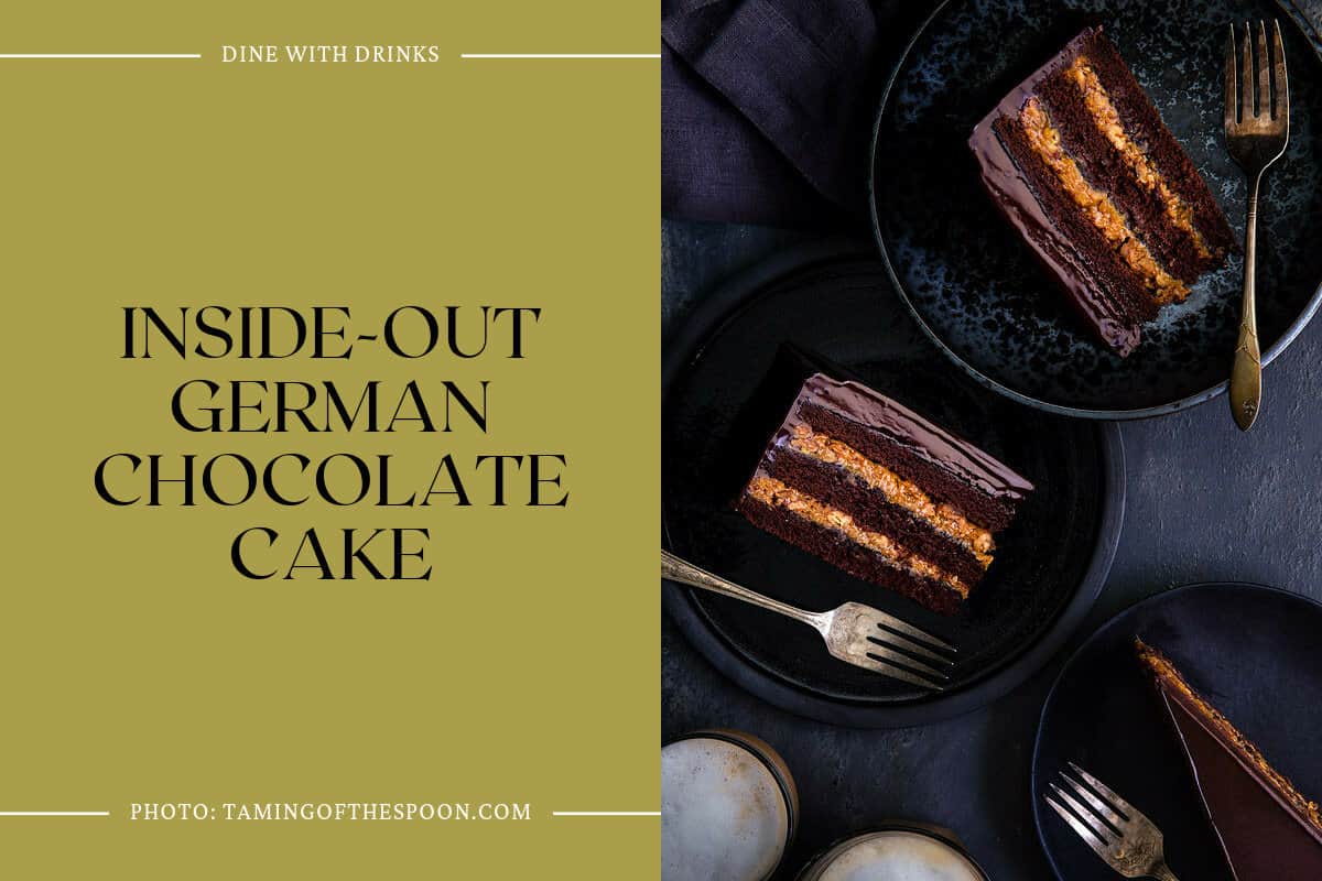 Inside-Out German Chocolate Cake