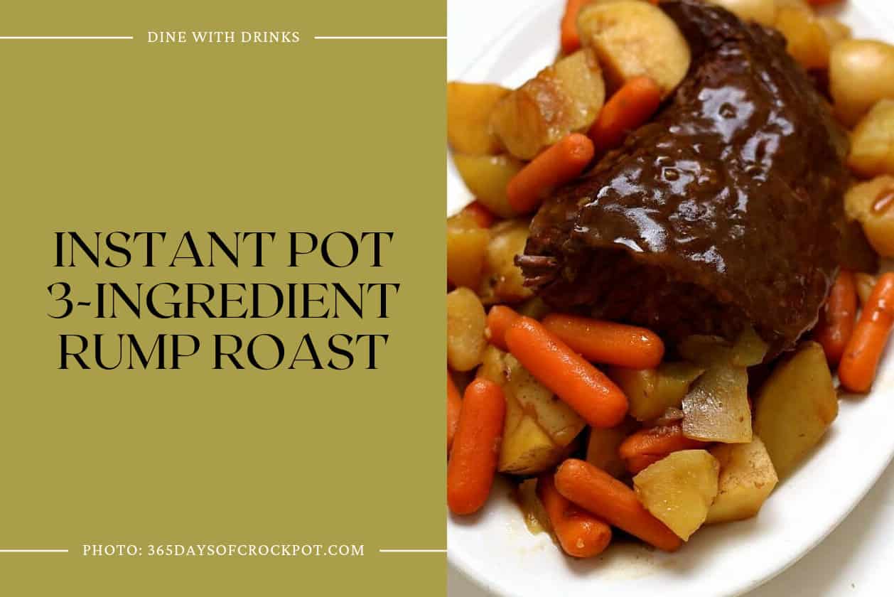 Instant Pot 3-Ingredient Rump Roast