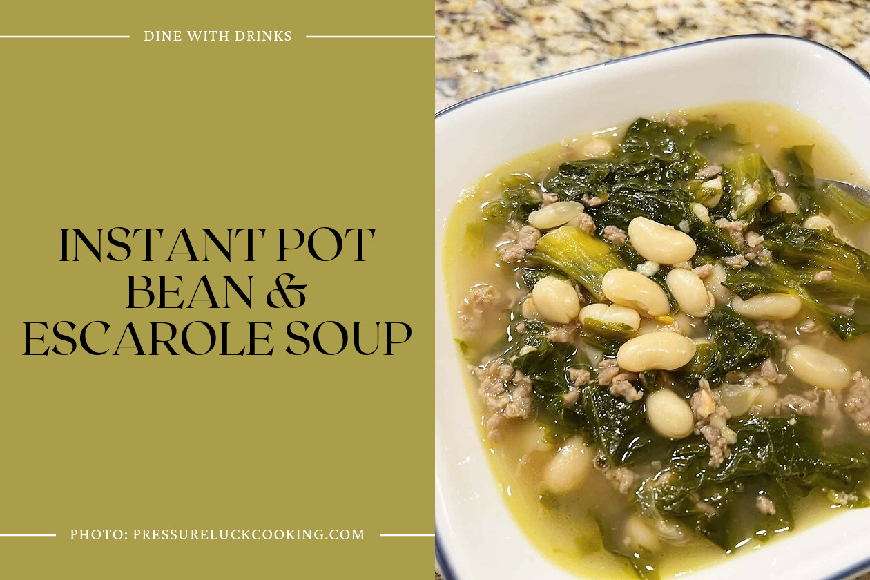 Instant Pot Bean & Escarole Soup