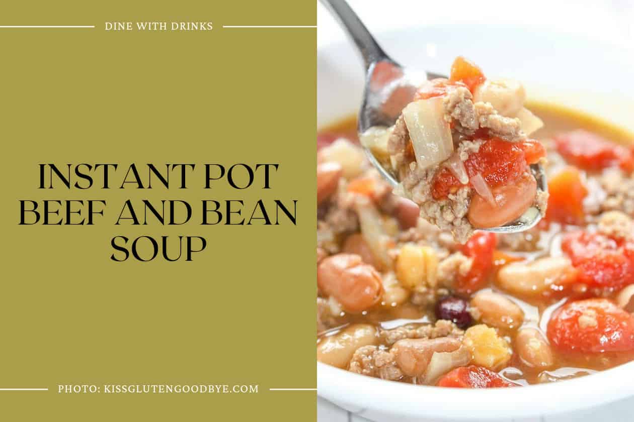 Instant Pot Beef And Bean Soup