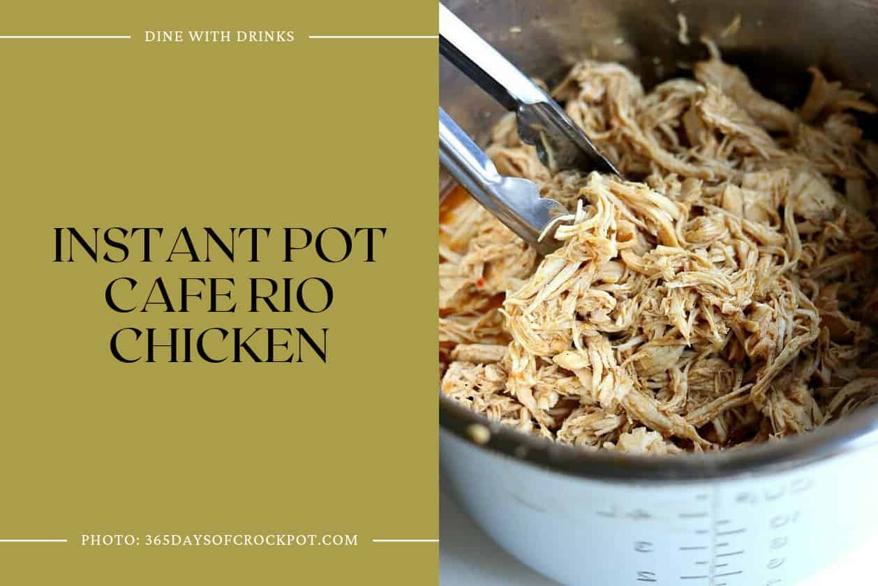Instant Pot Cafe Rio Chicken