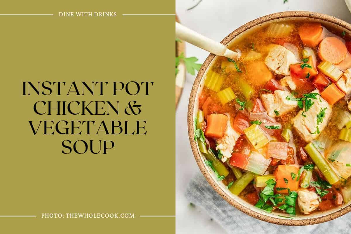 Instant Pot Chicken & Vegetable Soup
