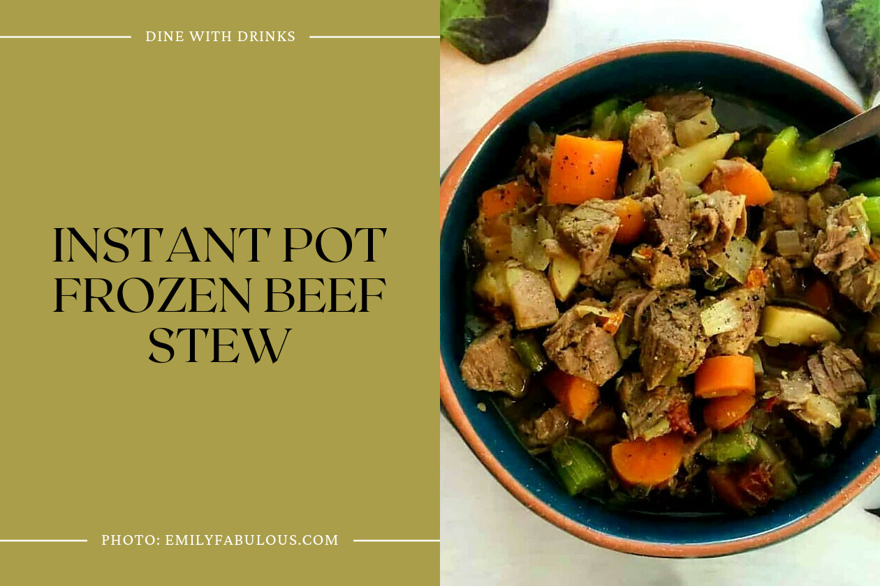 Instant Pot Frozen Beef Stew