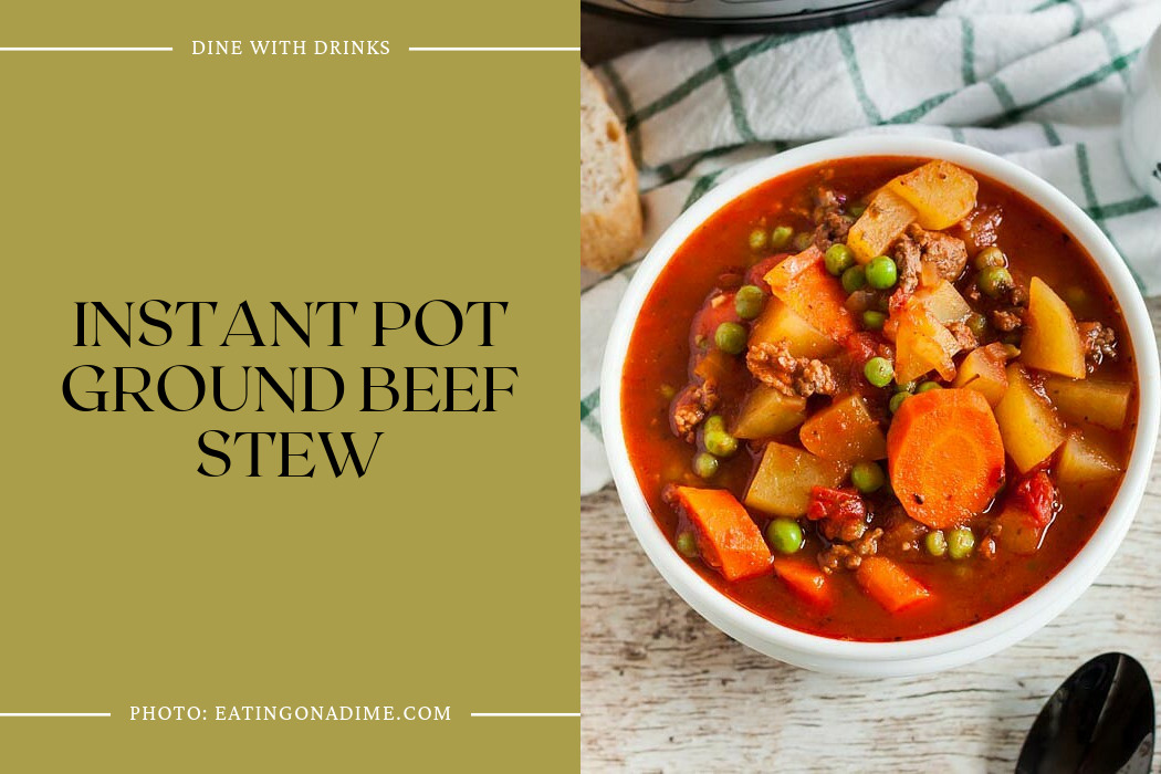Instant Pot Ground Beef Stew