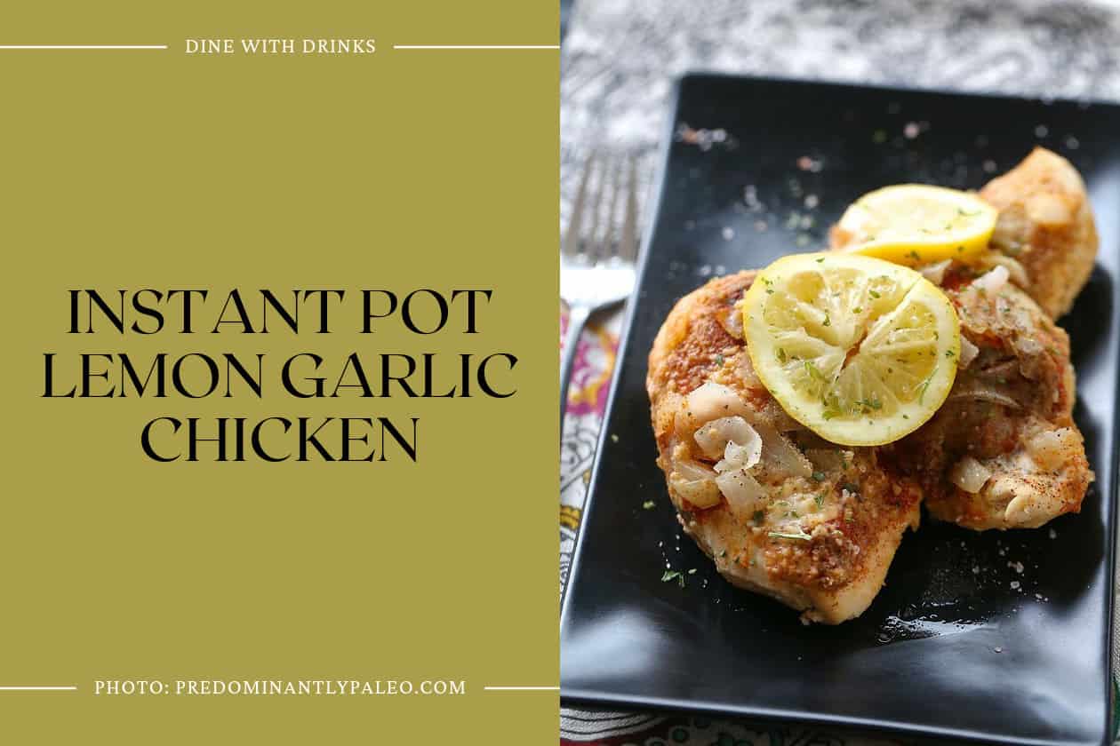 Instant Pot Lemon Garlic Chicken