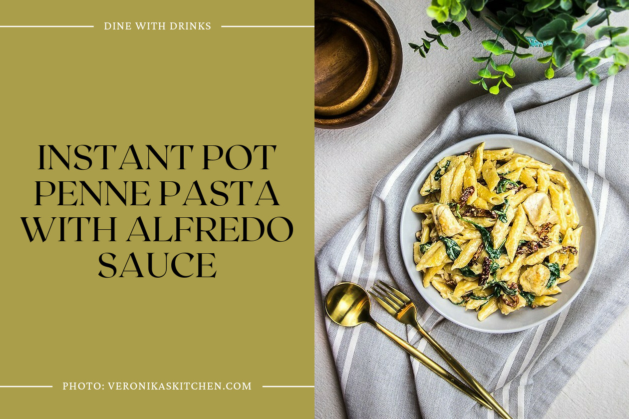Instant Pot Penne Pasta With Alfredo Sauce