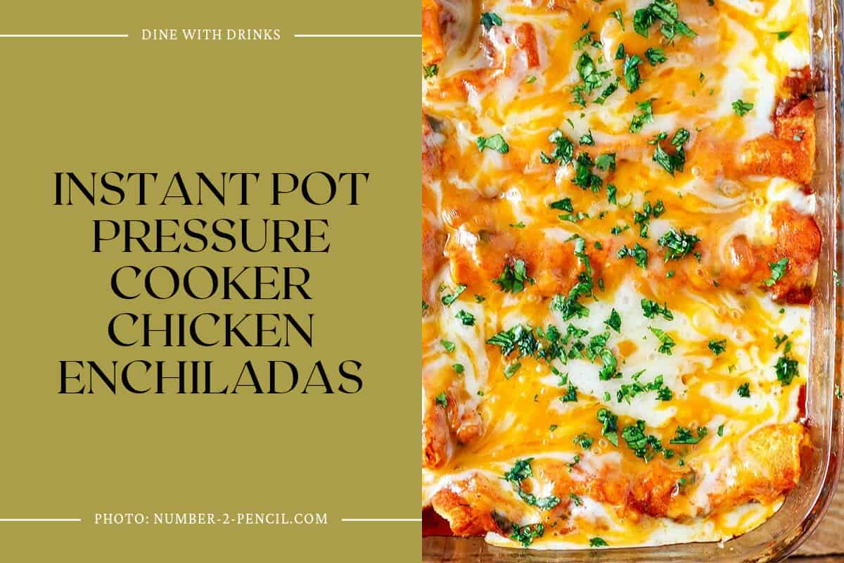 Instant Pot Pressure Cooker Chicken Enchiladas