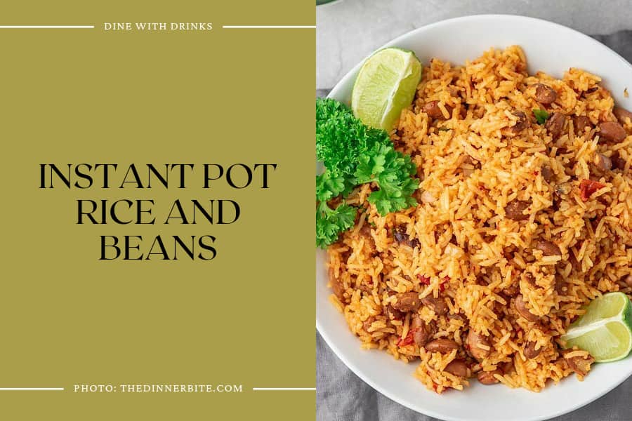 Instant Pot Rice And Beans