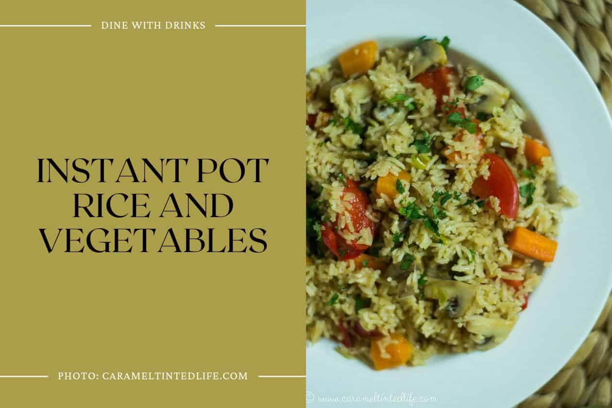 Instant Pot Rice And Vegetables