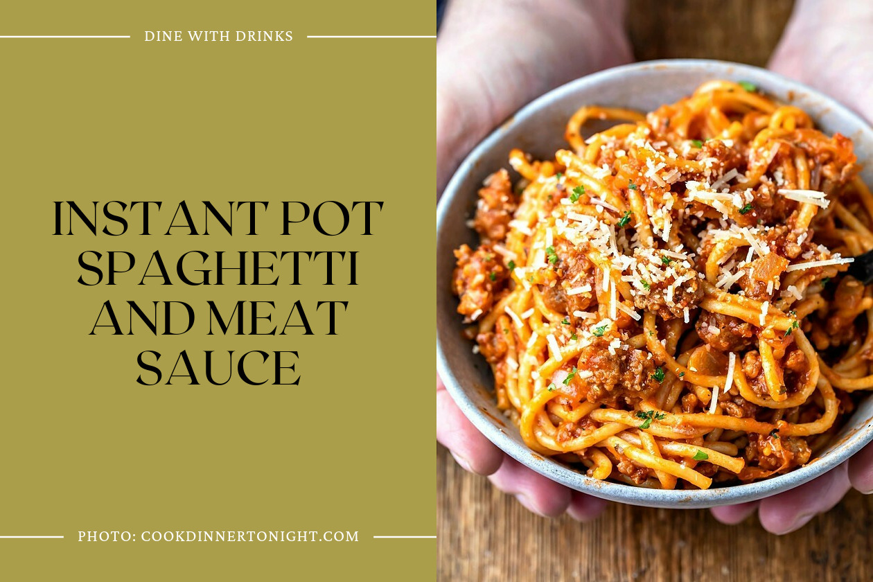 Instant Pot Spaghetti And Meat Sauce