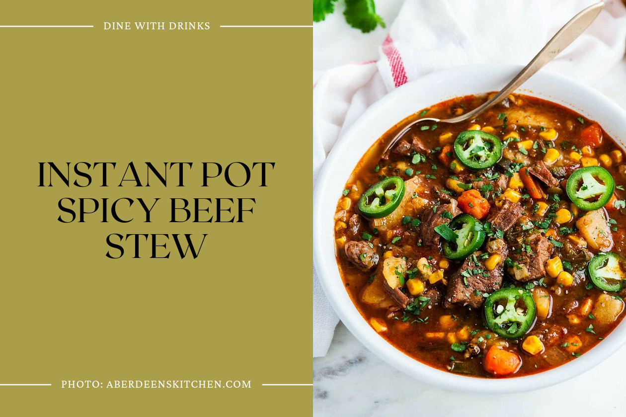 Instant Pot Spicy Beef Stew