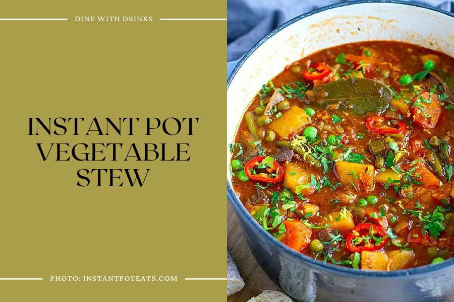Instant Pot Vegetable Stew