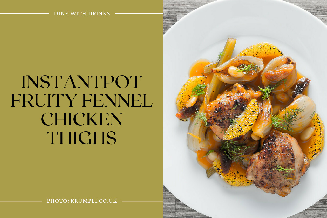 Instantpot Fruity Fennel Chicken Thighs