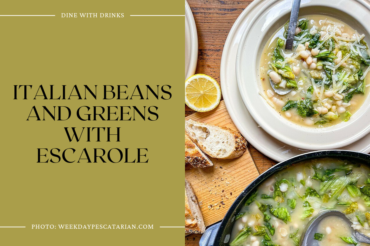 Italian Beans And Greens With Escarole