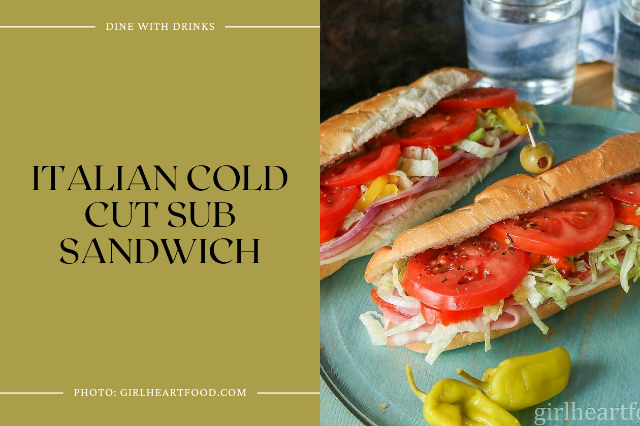Italian Cold Cut Sub Sandwich