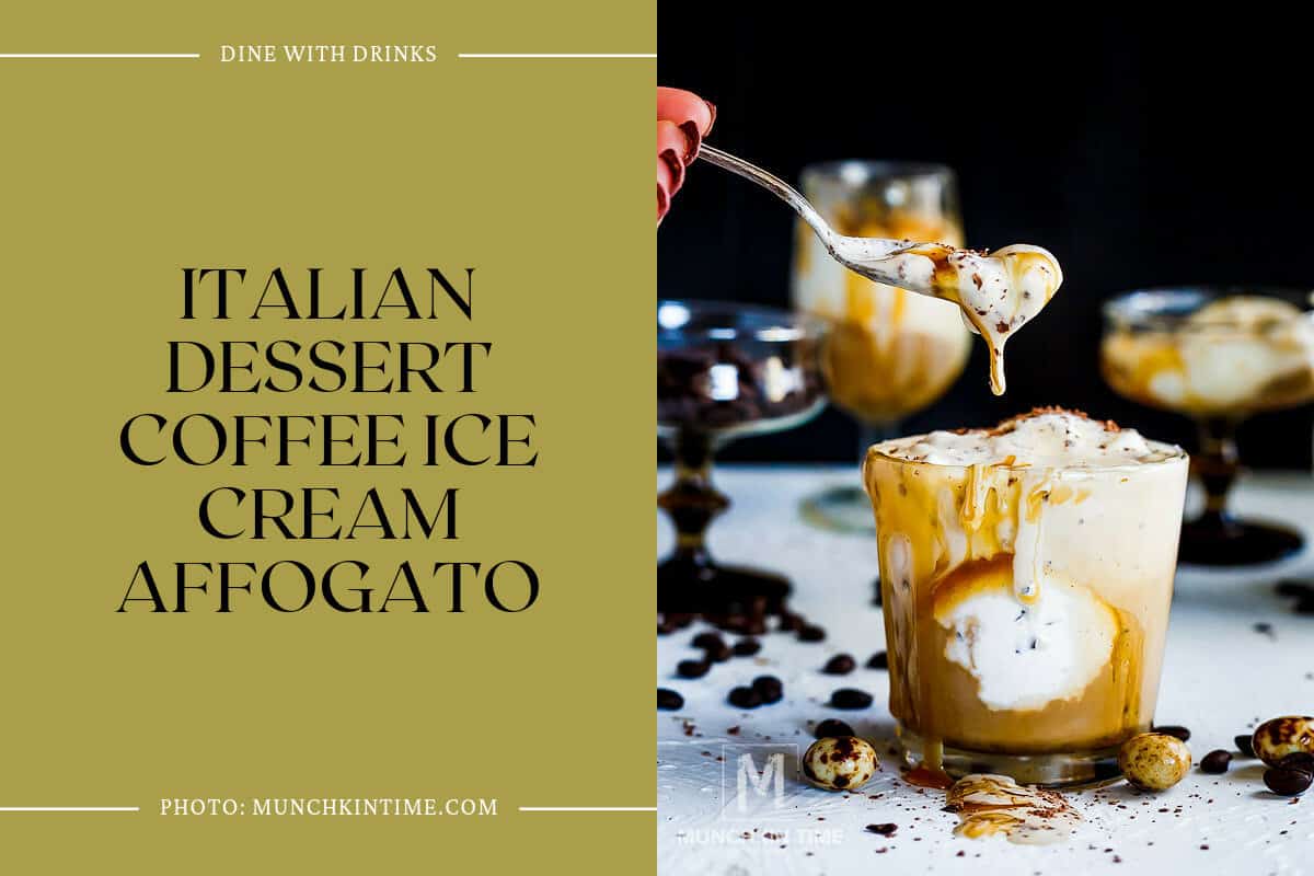 Italian Dessert Coffee Ice Cream Affogato