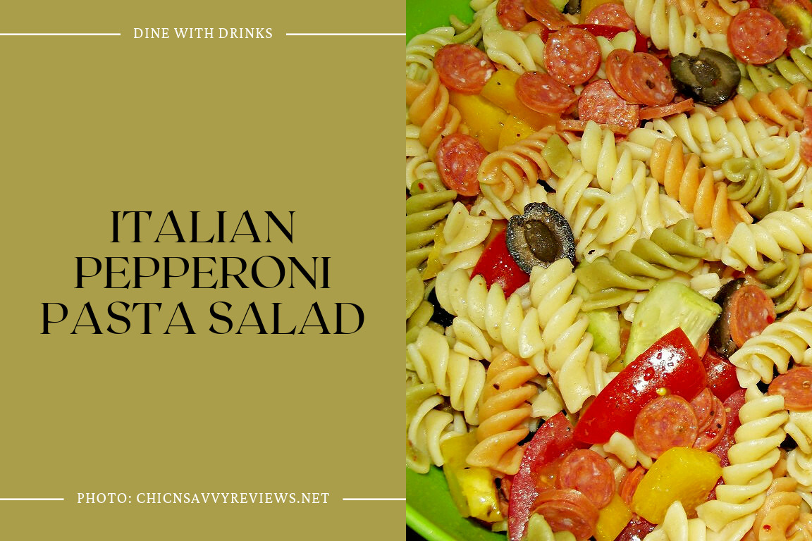 Italian Pepperoni Pasta Salad