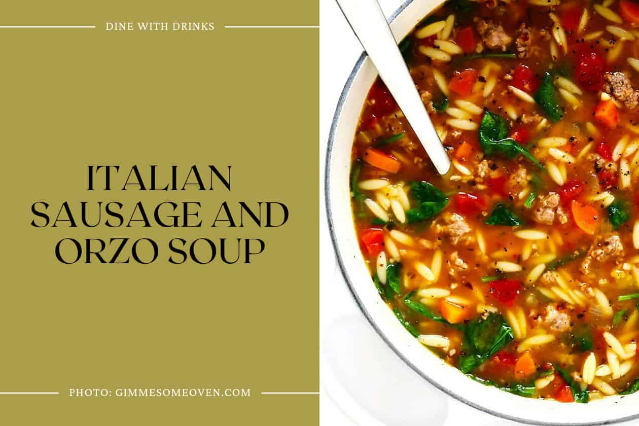 Italian Sausage And Orzo Soup