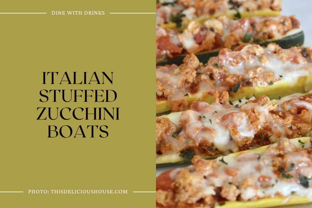 Italian Stuffed Zucchini Boats