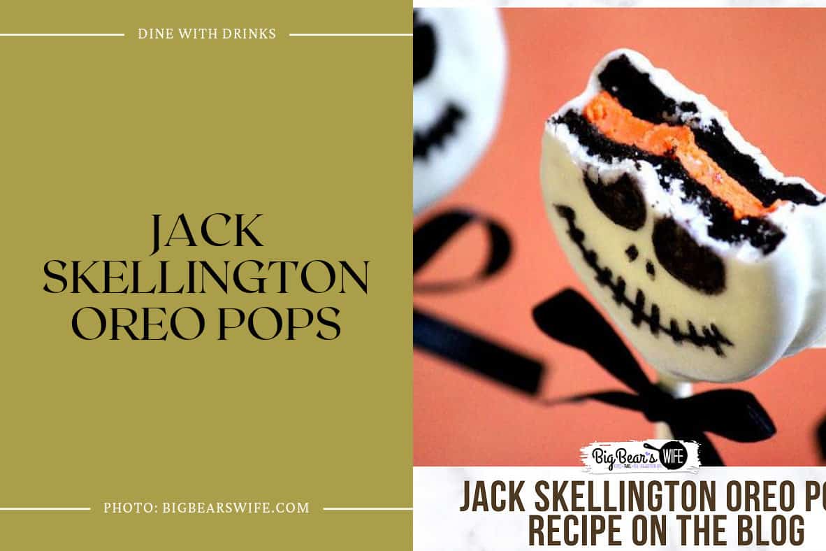 Jack Skellington Oreo Pops