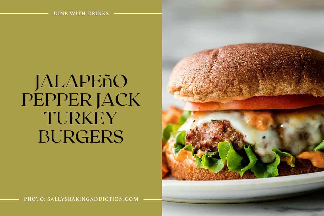Jalapeño Pepper Jack Turkey Burgers