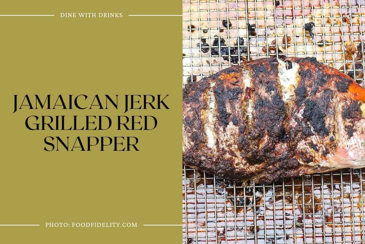 Jamaican Jerk Grilled Red Snapper