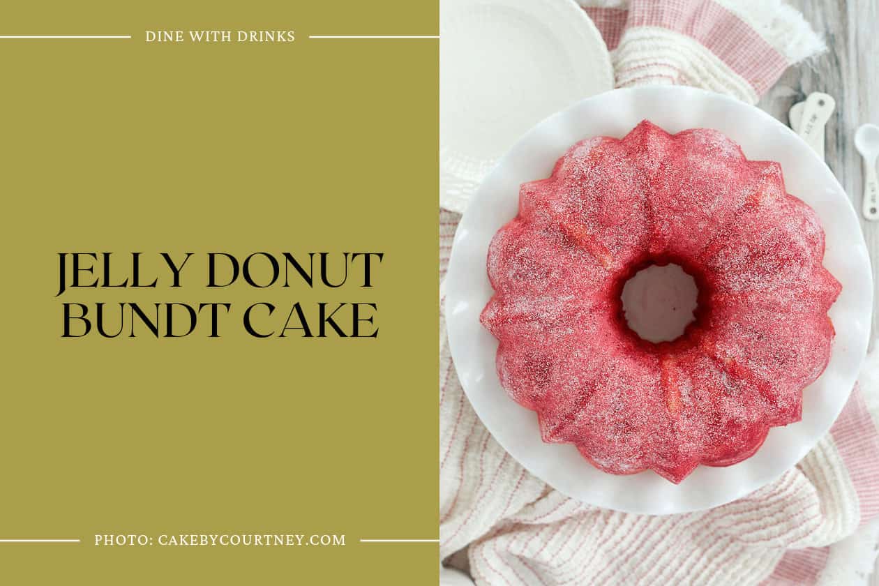 Jelly Donut Bundt Cake