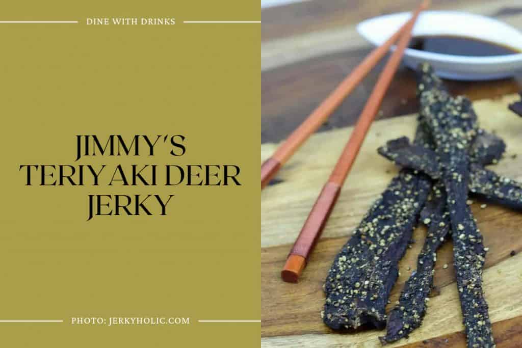 21 Deer Jerky Recipes That Will Make You Go Wild DineWithDrinks   Jimmys Teriyaki Deer Jerky 1024x683 