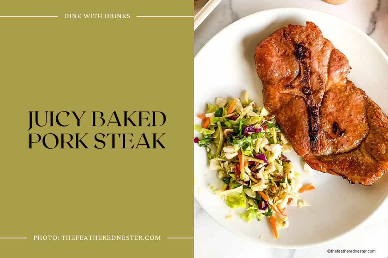 Juicy Baked Pork Steak