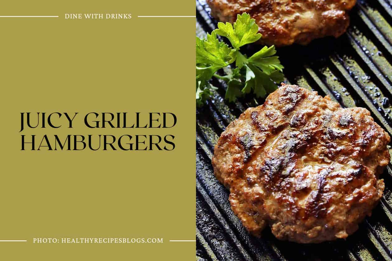 Juicy Grilled Hamburgers