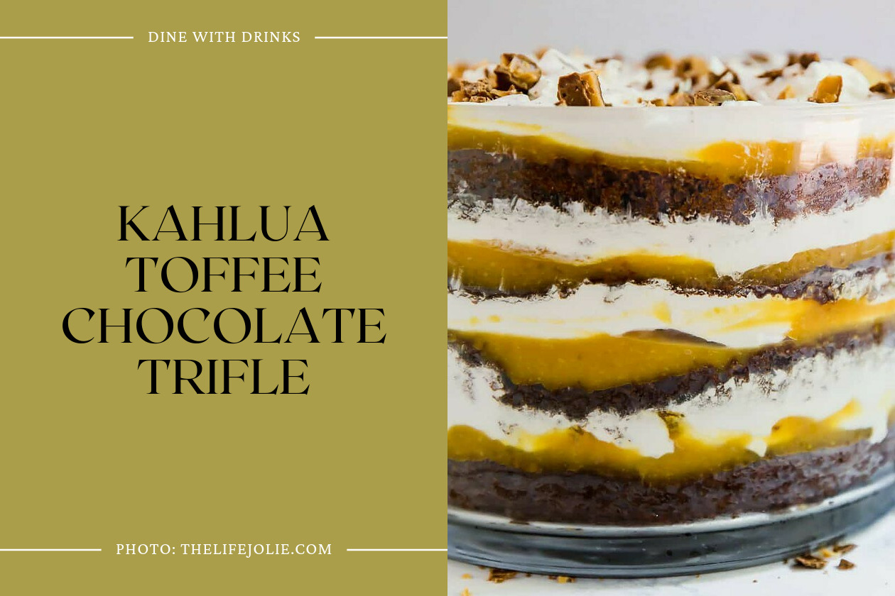 Kahlua Toffee Chocolate Trifle