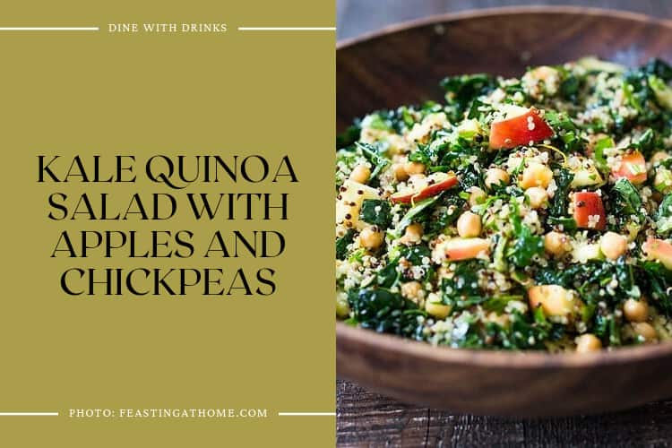 Kale Quinoa Salad With Apples And Chickpeas