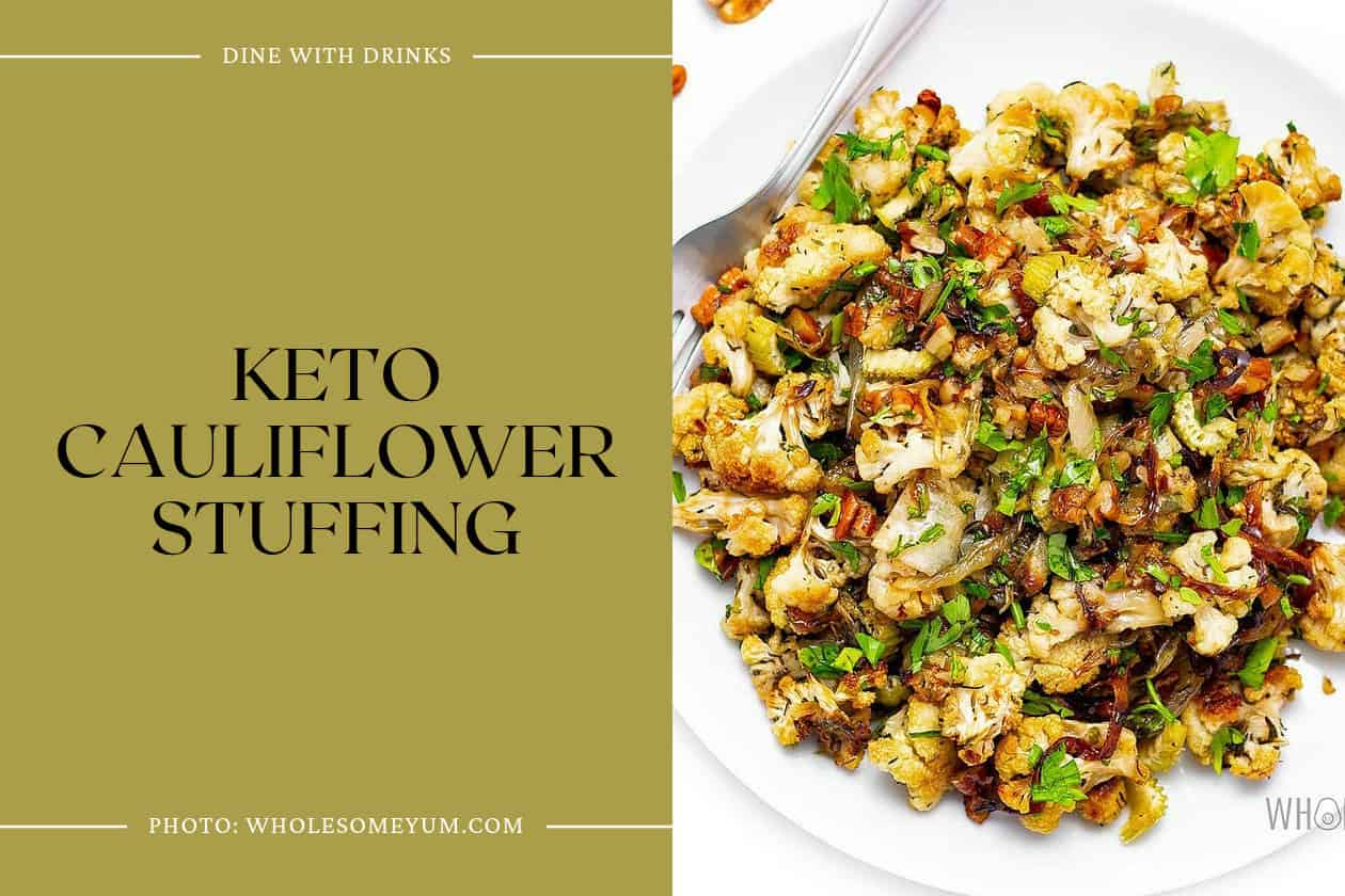 Keto Cauliflower Stuffing