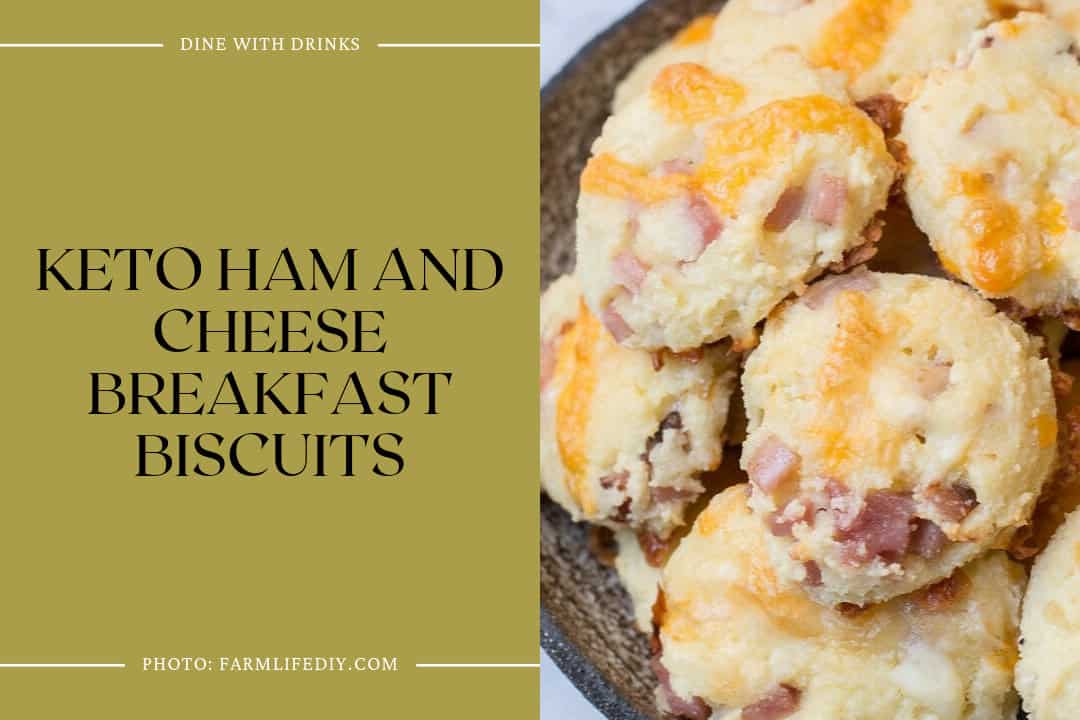 Keto Ham And Cheese Breakfast Biscuits