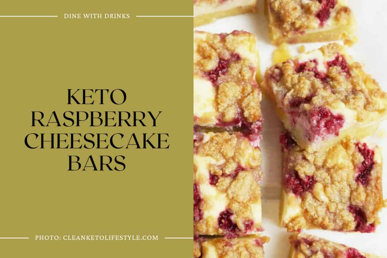 Keto Raspberry Cheesecake Bars