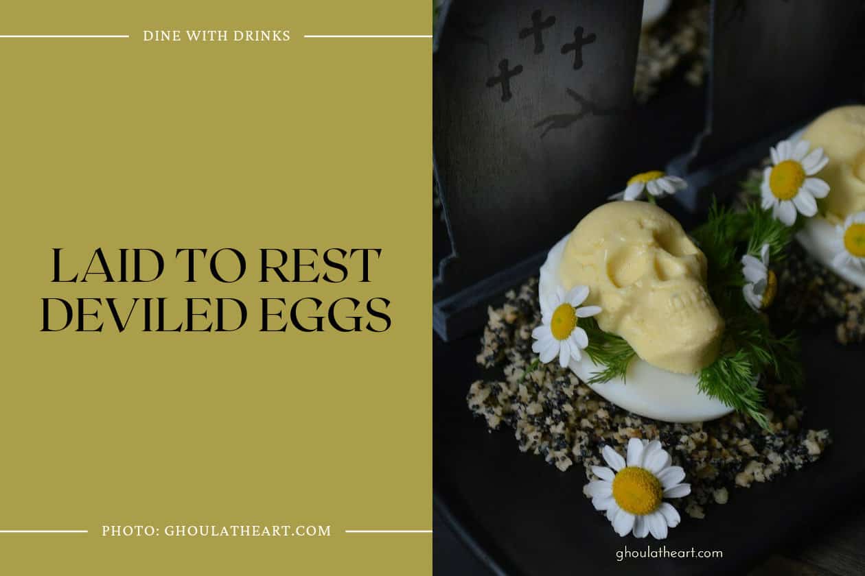 Laid To Rest Deviled Eggs