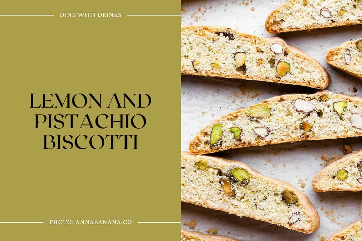 Lemon And Pistachio Biscotti