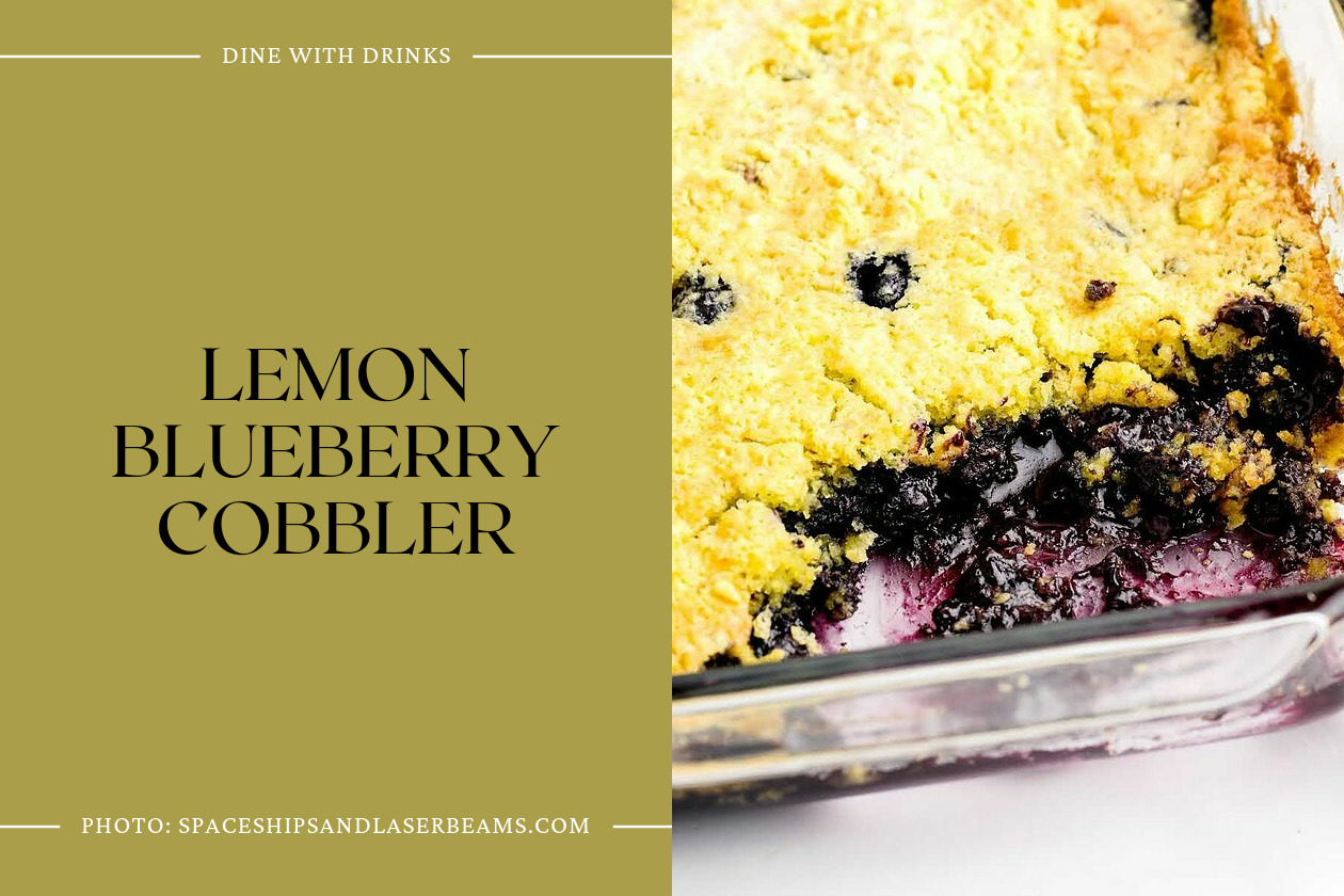 Lemon Blueberry Cobbler