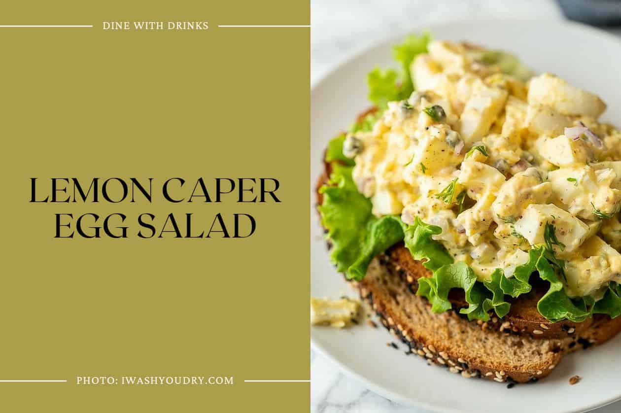 Lemon Caper Egg Salad