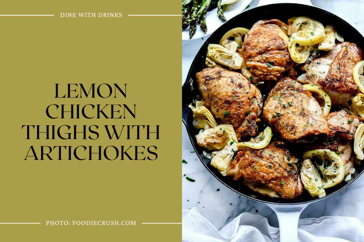 Lemon Chicken Thighs With Artichokes