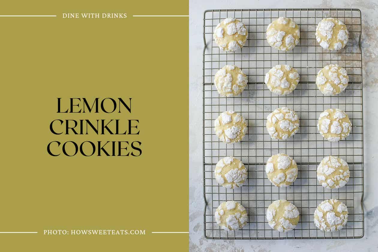 Lemon Crinkle Cookies