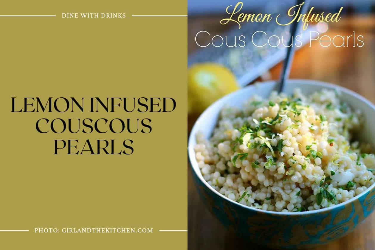 Lemon Infused Couscous Pearls