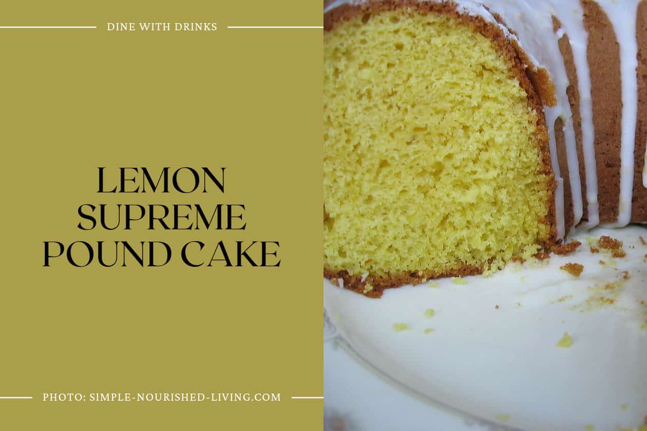 Lemon Supreme Pound Cake