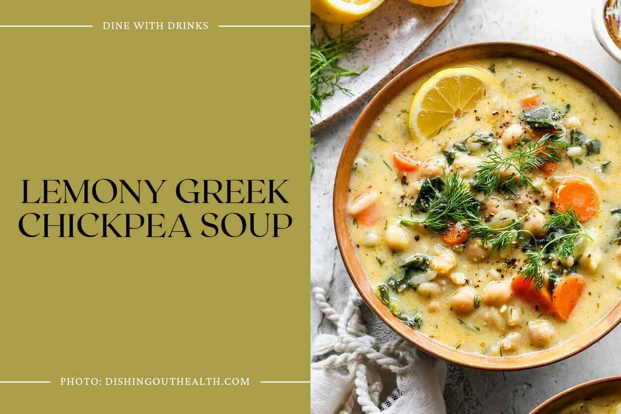 Lemony Greek Chickpea Soup