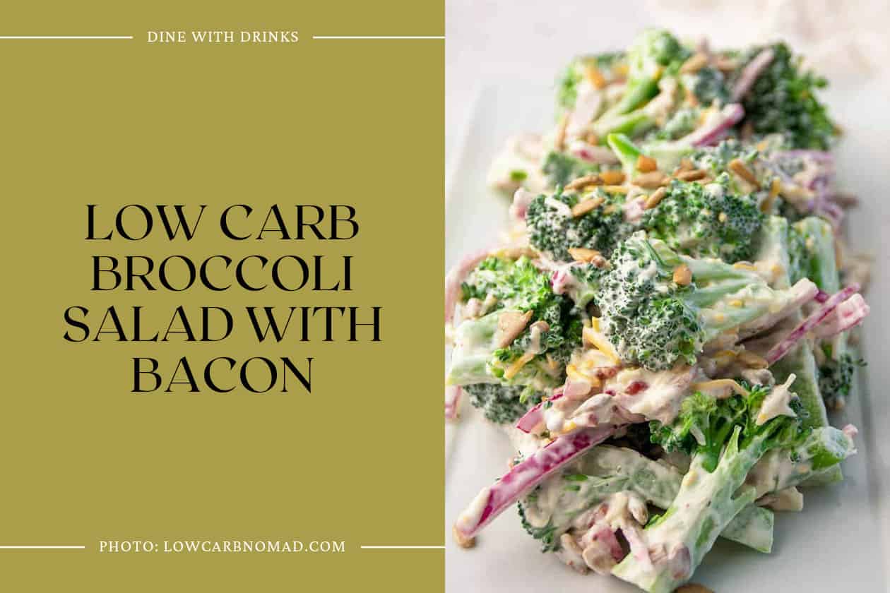 Low Carb Broccoli Salad With Bacon