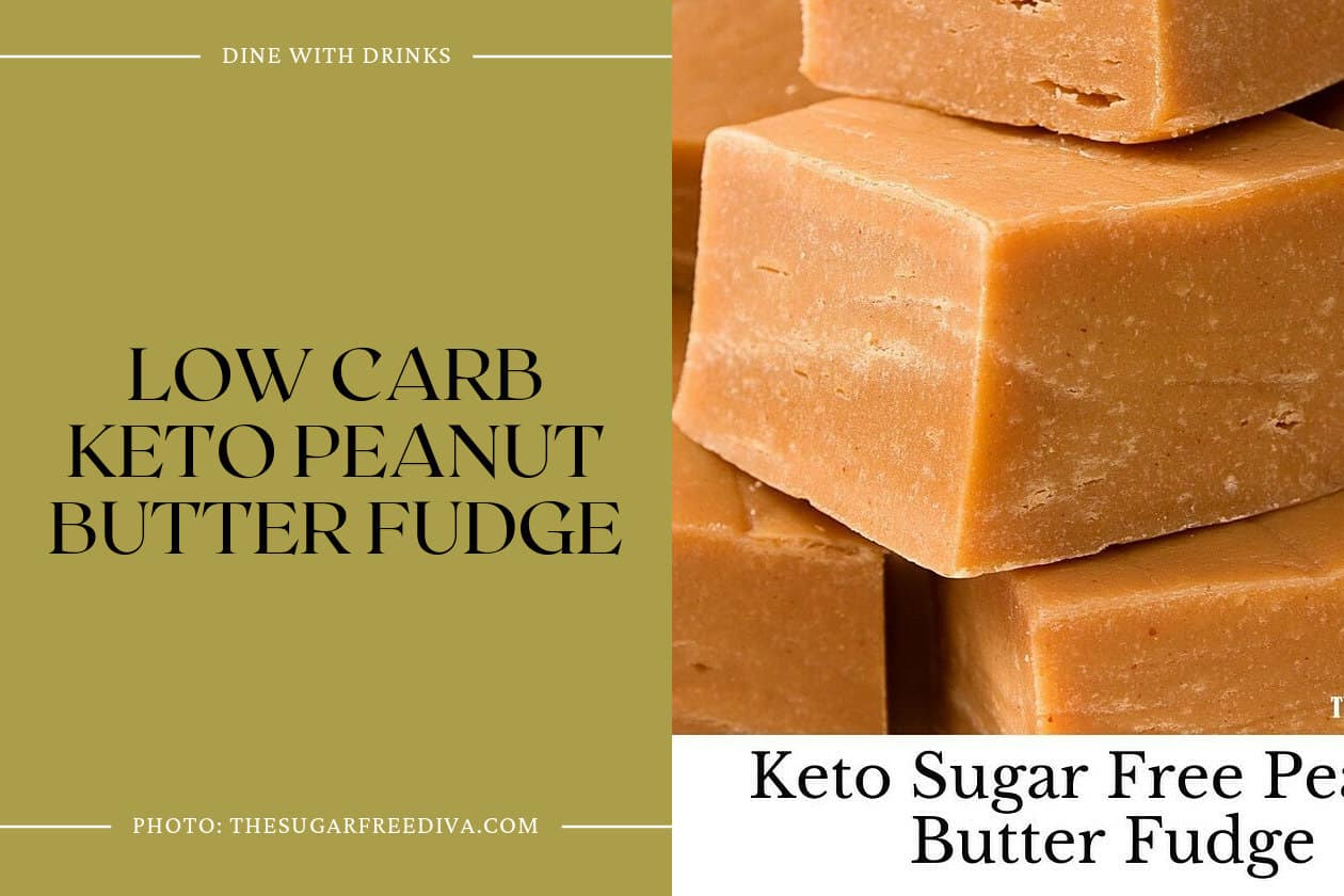 Low Carb Keto Peanut Butter Fudge