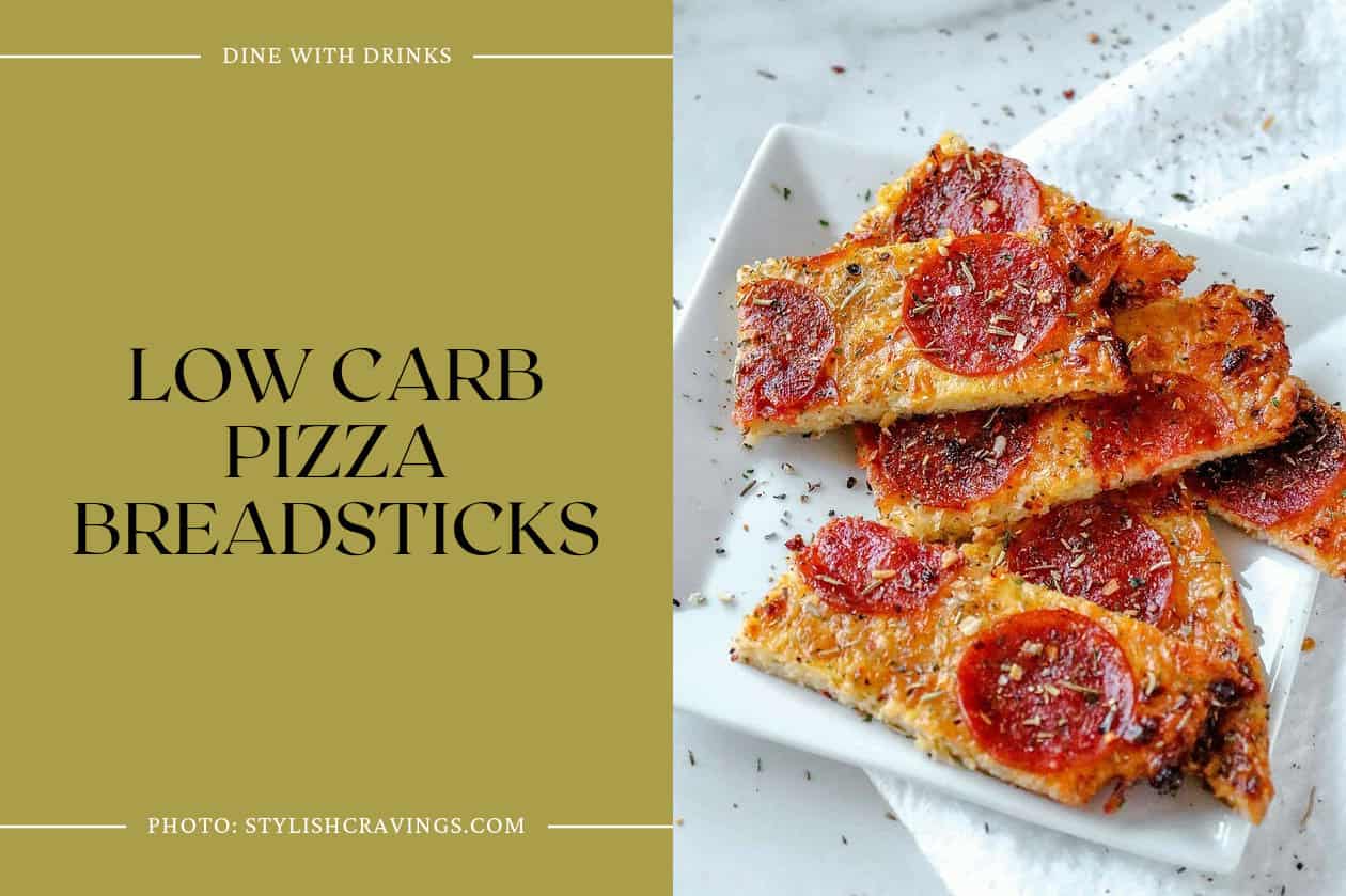 Low Carb Pizza Breadsticks