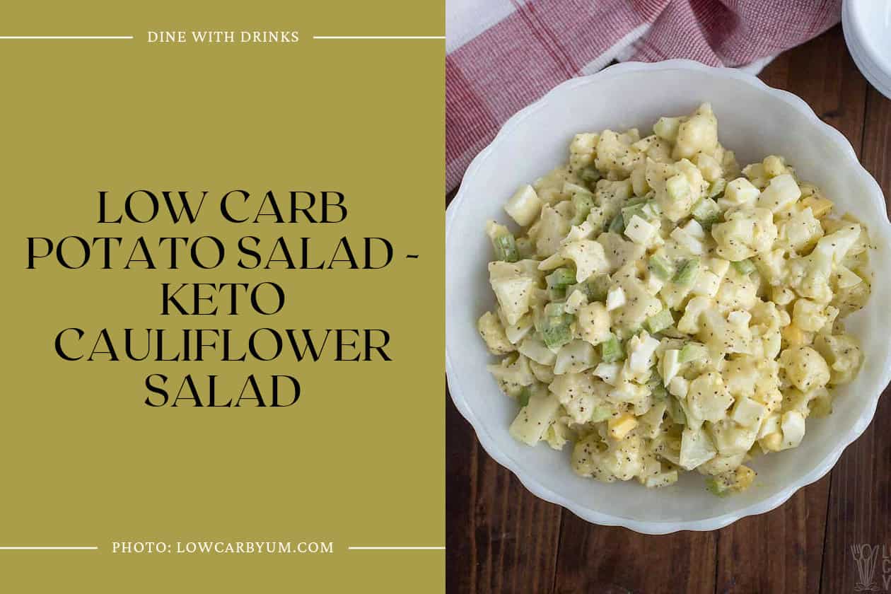 Low Carb Potato Salad - Keto Cauliflower Salad
