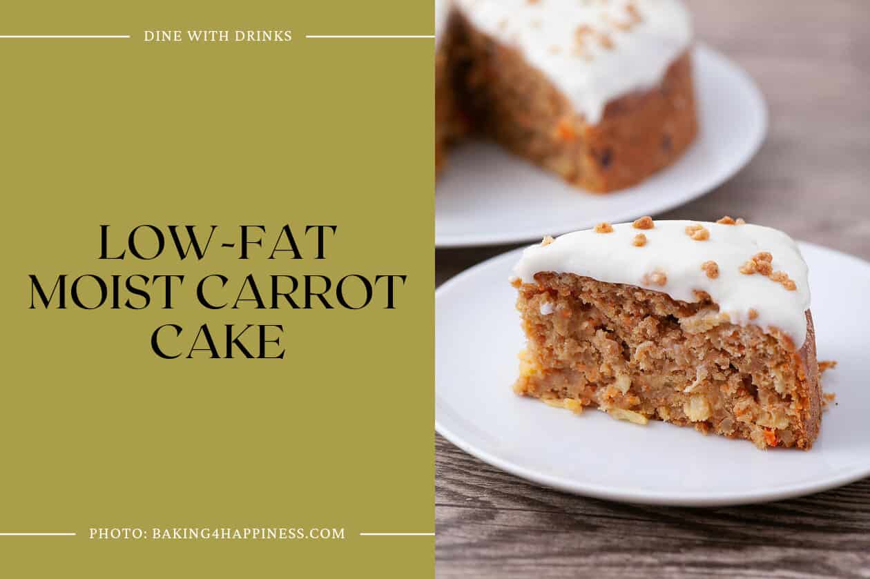 Low-Fat Moist Carrot Cake